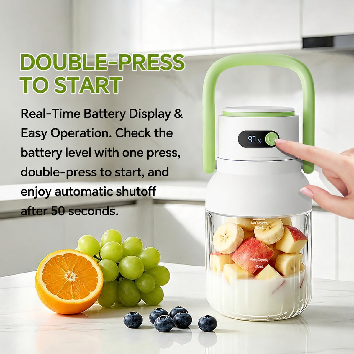 Cobrella - Cordless Blender for Fresh Smoothies