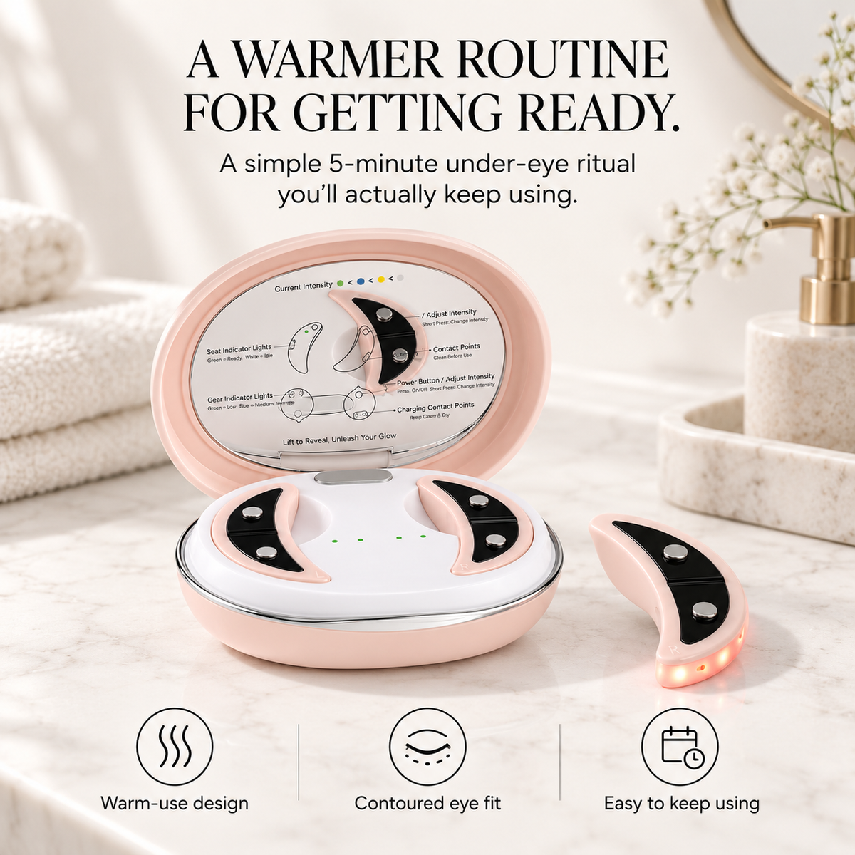 BreathProof - Rejuvenating LED Eye Care Mask
