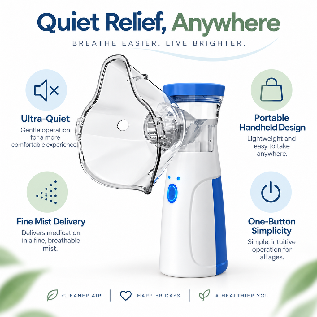 BreathProof - Portable, Powerful, and Reliable Nebulizer