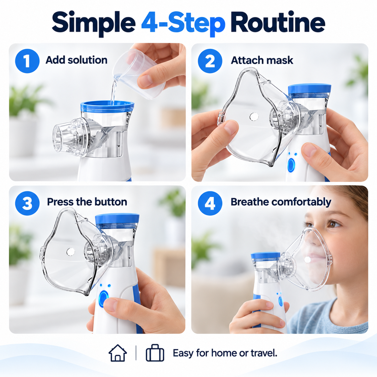 BreathProof - Portable, Powerful, and Reliable Nebulizer