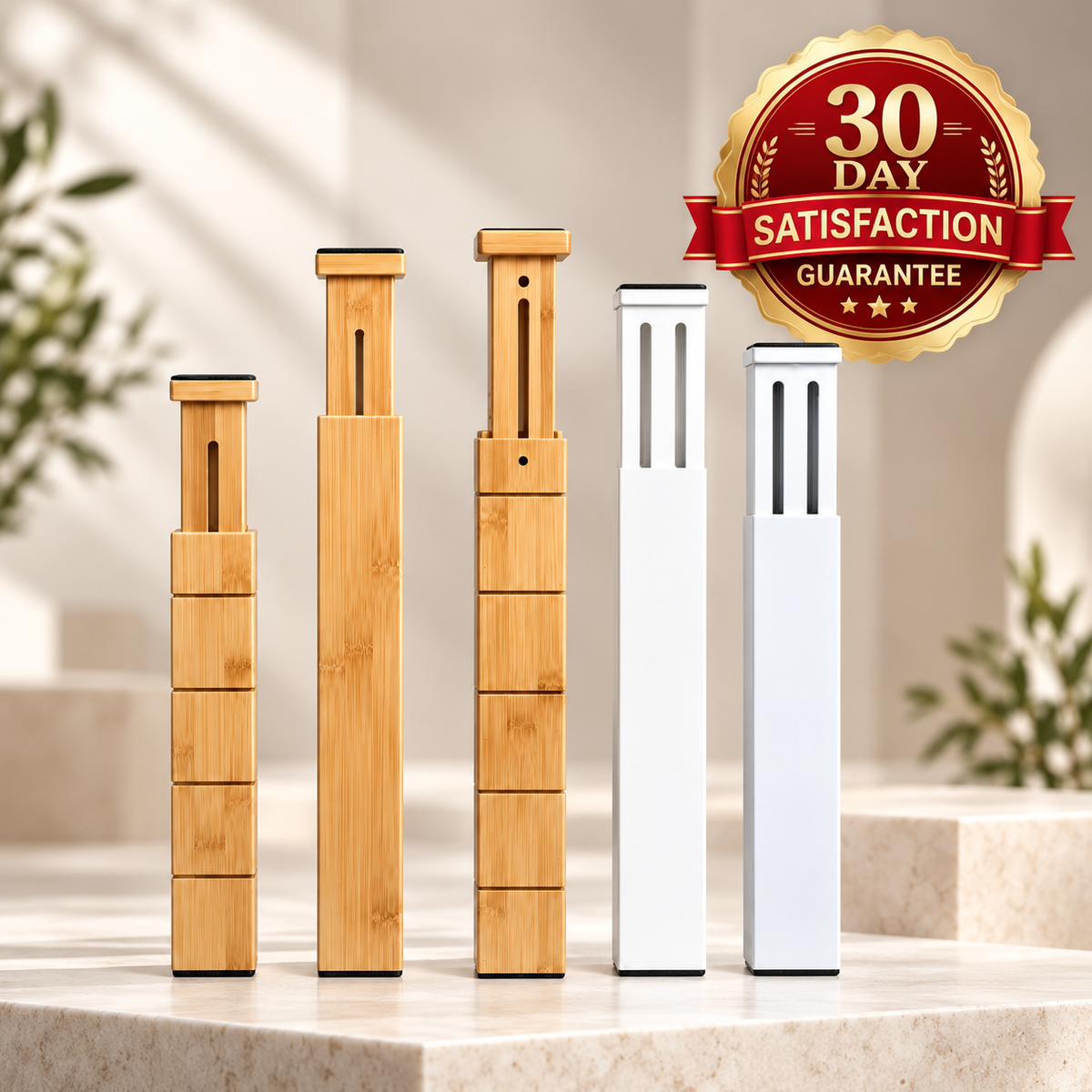 Bamboo Drawer Organizer