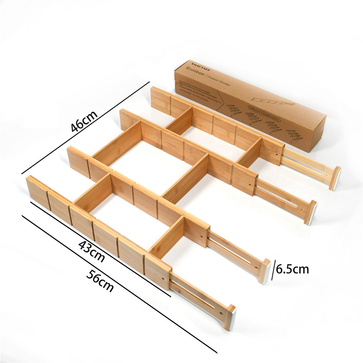 Bamboo Drawer Organizer